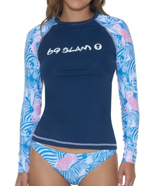 Лайкра женская 69Slam Ava Wilderness WDS L/S Rash Vest GRLWDS-NV