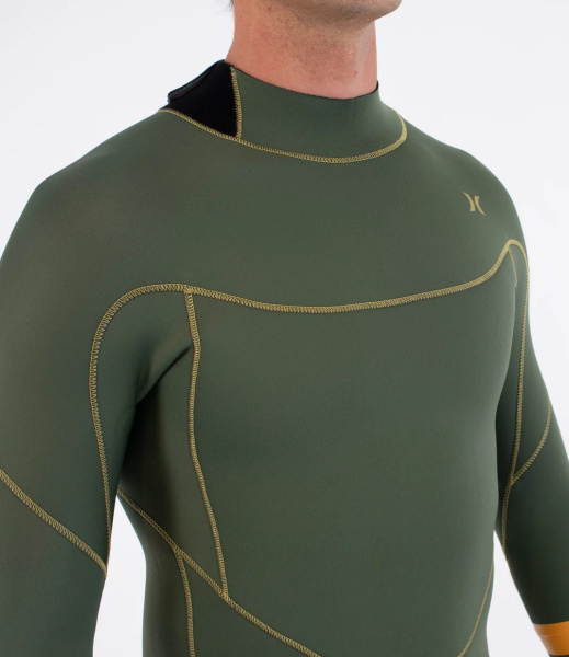 Гидрокостюм Hurley 4/3 mm Fullsuit Bzip Shaded Olive