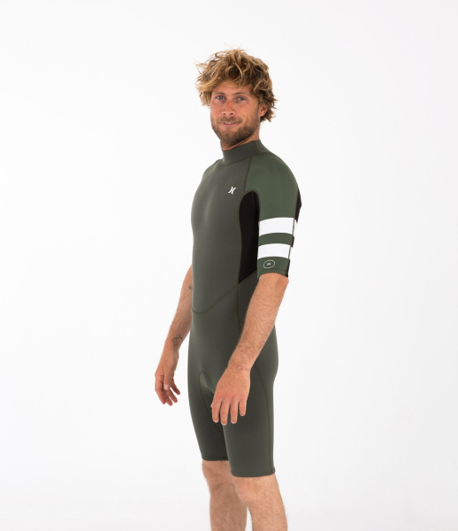 Гидрокостюм Hurley 2/2 mm Springsuit Bzip Shaded Olive
