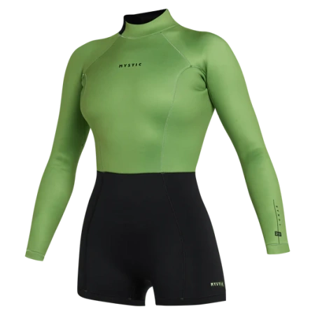 Гидрокостюм Mystic Lunar Longarm Shorty 2/2mm Bzip Soft Green