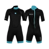 Женский гидрокостюм MDNS Pioneer Women Shorty 2/2mm BZ Black/Azure XS