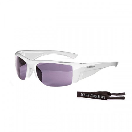 Солнцезащитные очки  Ocean Glasses Guadalupe Shiny White+Smoke 2021