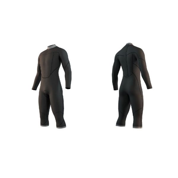 Гидрокостюм Mystic Brand Longarm Shortleg 3/2mm Bzip Flatlock Black