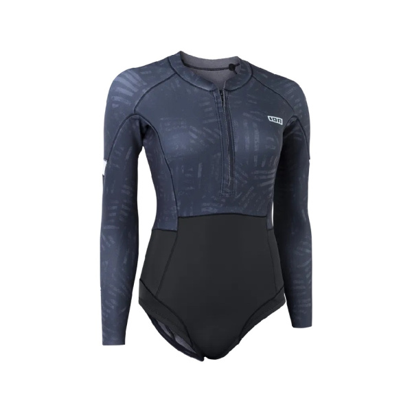 Гидрокостюм ION Amaze Hot Shorty 1.5 LS FZ Wetsuit Women Black-Mural