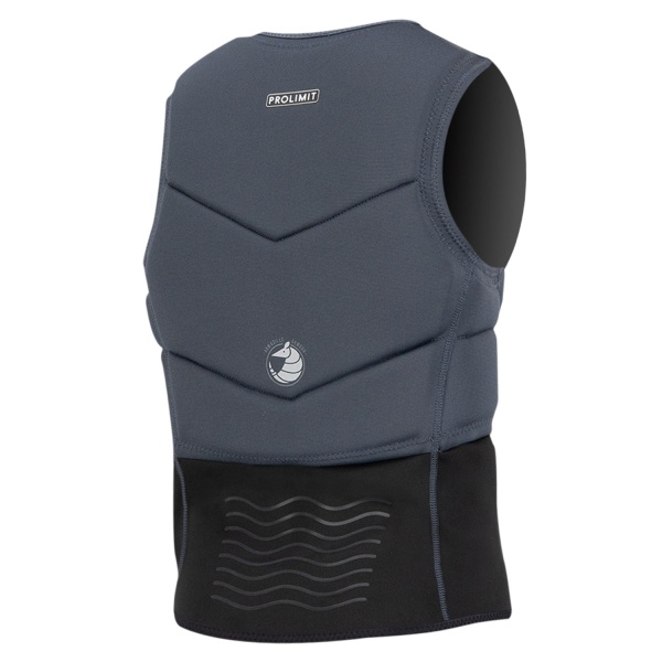 Спасжилет для кайта Prolimit Fusion Slider Vest Half Padded Frontzip  Black/Grey 2023