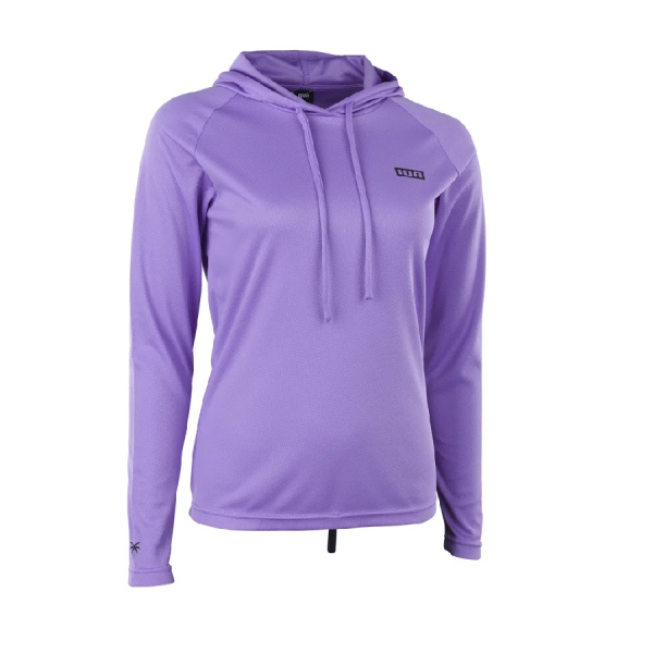 Лакра с капюшоном Ion Wetshirt Hood LS Women Lilac/Petals