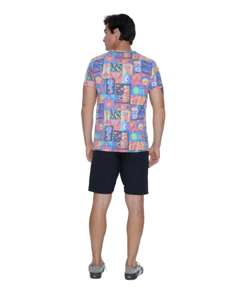 Футболка 69Slam Leonardo S/S Printed Rash Tee Wierd Block