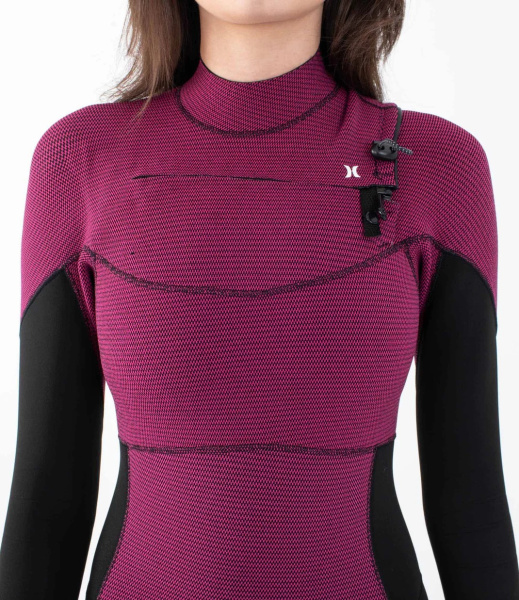 Гидрокостюм Hurley Fullsuit 4/3mm Women Bzip Prune
