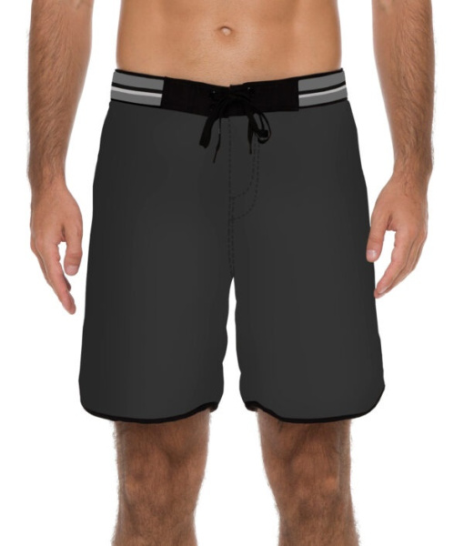 Бордшорты мужские 69Slam Luke Plain Dark Grey DG Medium Length Boardshort SSLPLN-DG