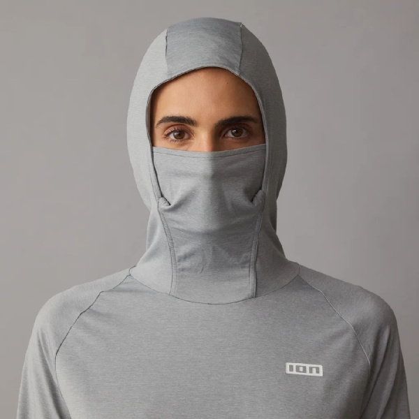 Лакра с капюшоном ION Wetshirt Storm Pro LS Women Grey-Melange