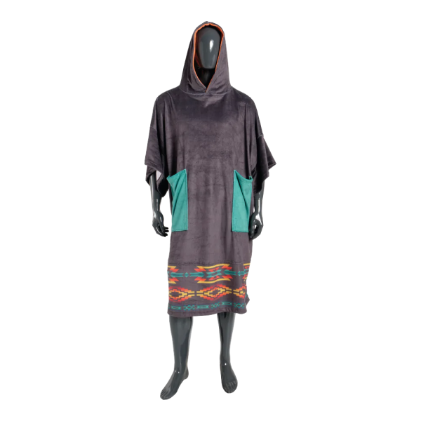 Пончо MDNS Plush Poncho Adult Duo Black Native