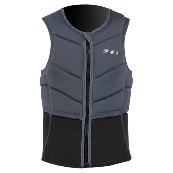 Спасжилет для кайта Prolimit Fusion Slider Vest Half Padded Frontzip  Black/Grey 2023