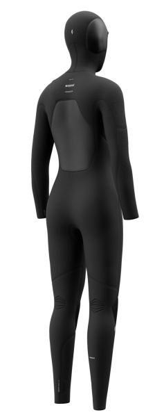 Гидрокостюм Mystic Gem Fullsuit 6/4/3mm Hooded Fzip Women Black